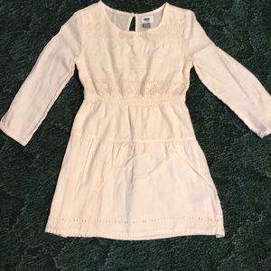 Off white linen dress